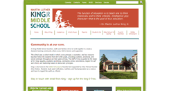 Desktop Screenshot of mlkmiddleschool.org